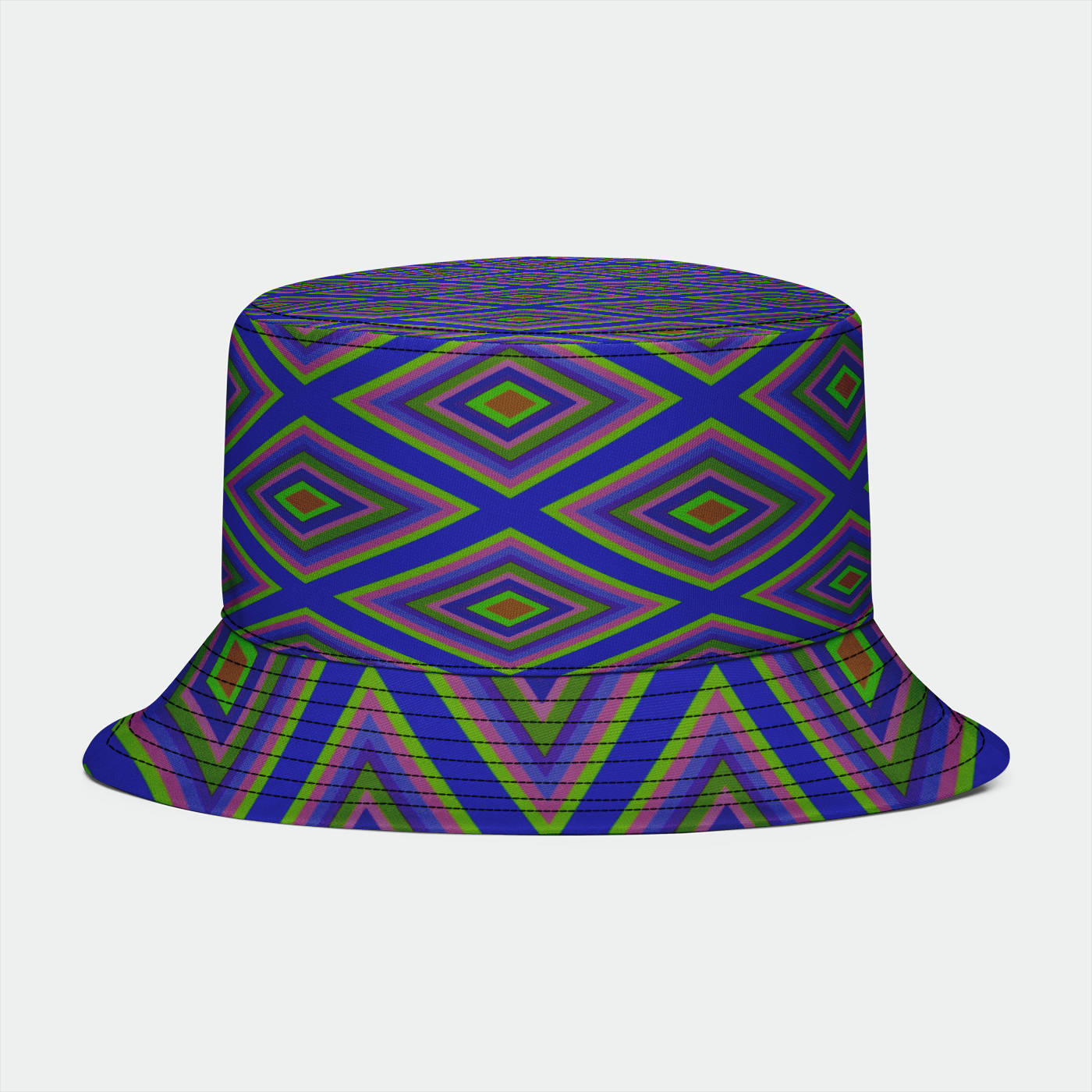 Colorful Diamonds Variation 5 Bucket Hat