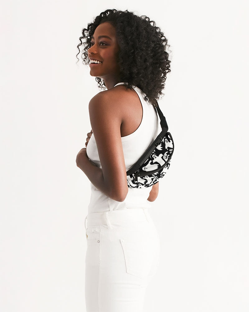 Ghosts Pattern Crossbody Sling Bag