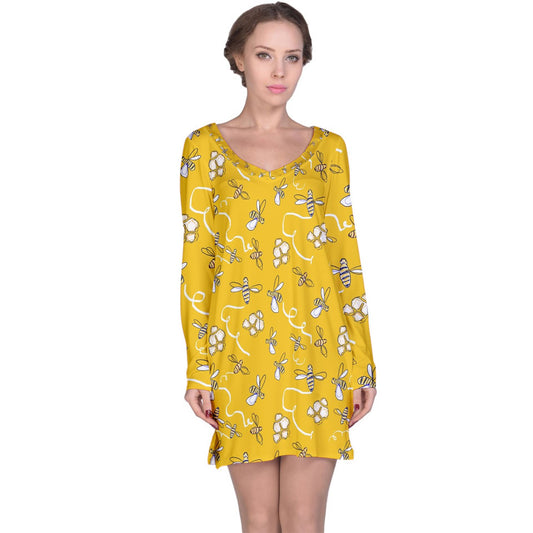 Honeybees Long Sleeve Nightdress