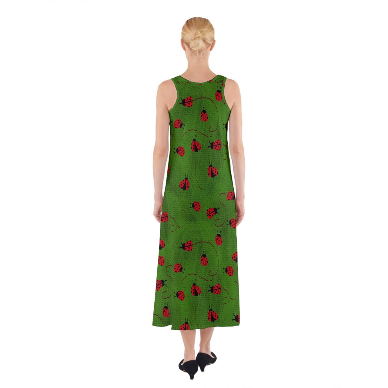 Ladybugs  Sleeveless Maxi Dress