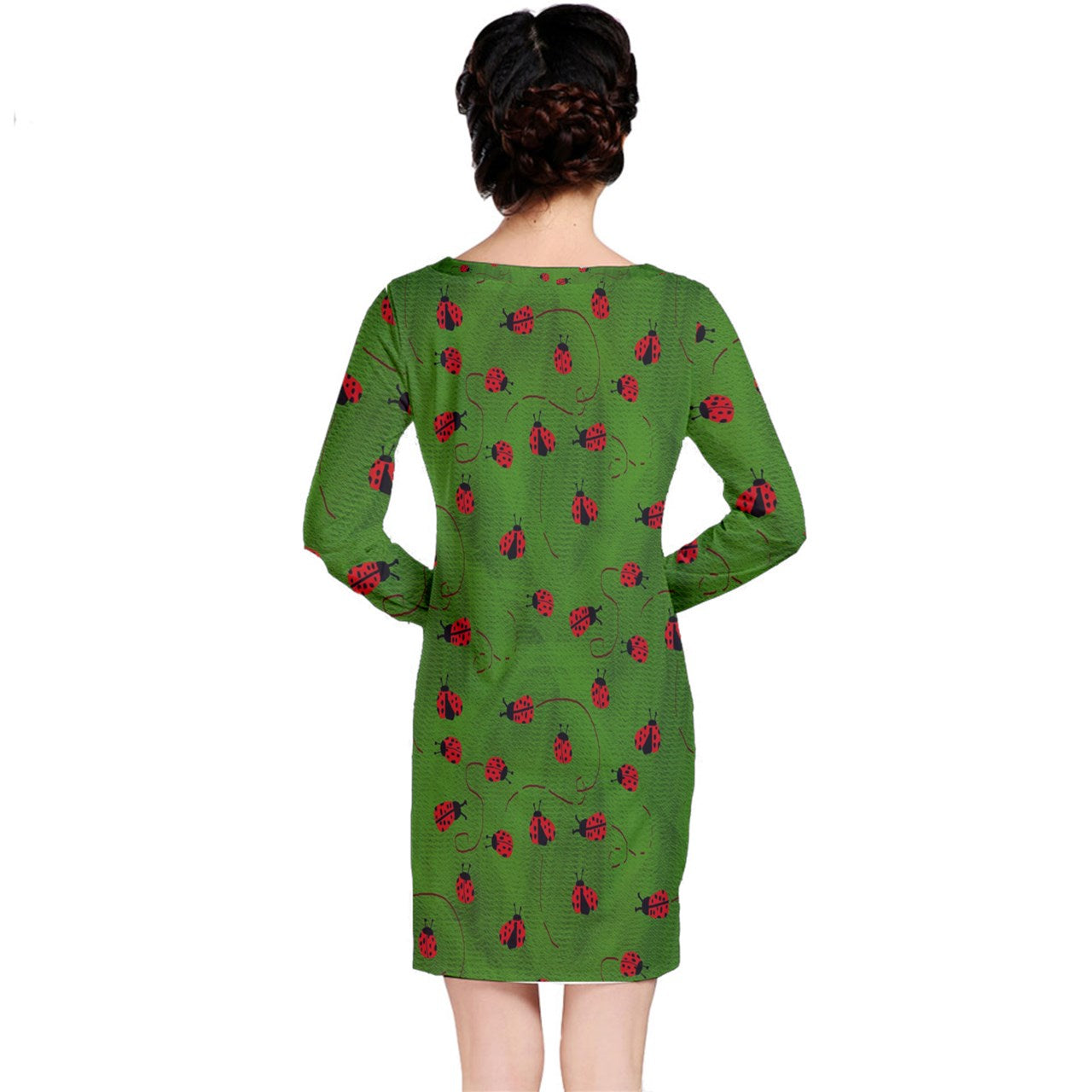 Ladybugs  Long Sleeve Nightdress