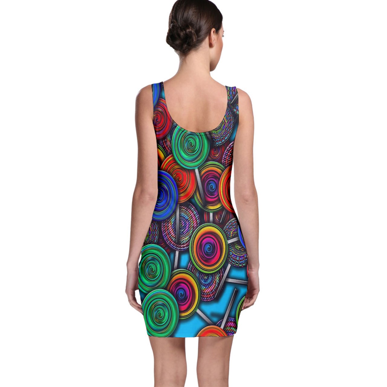 Colorful lolipops Bodycon Dress