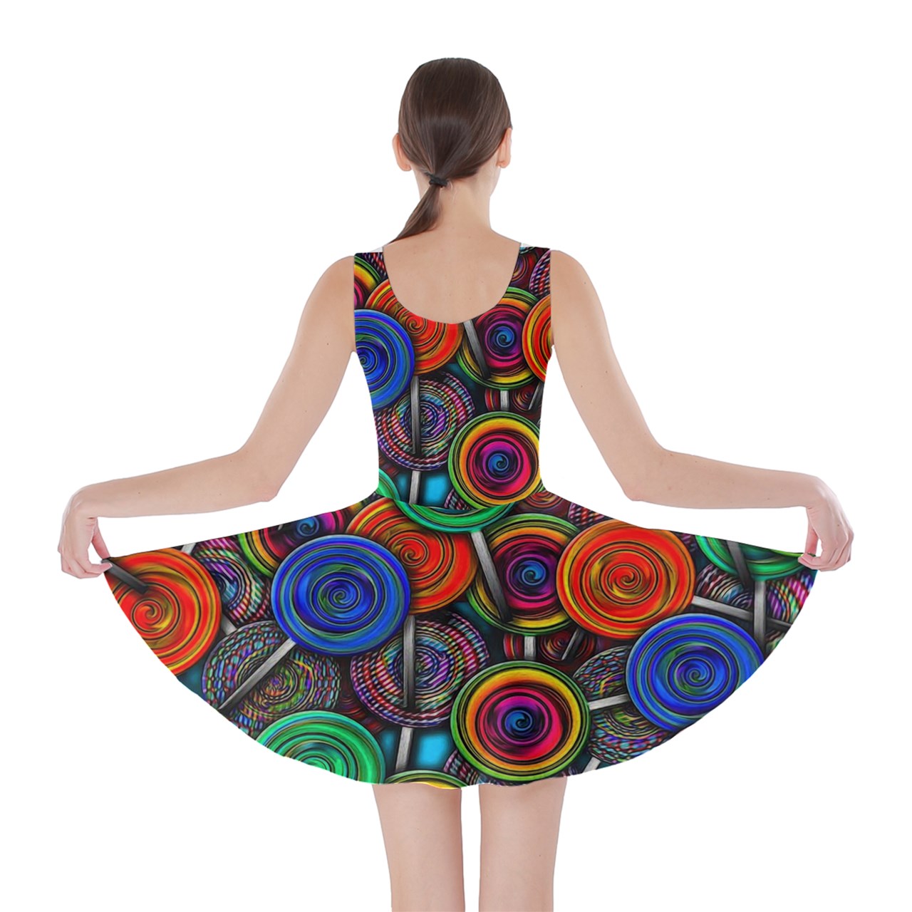 Colorful lolipops Skater Dress