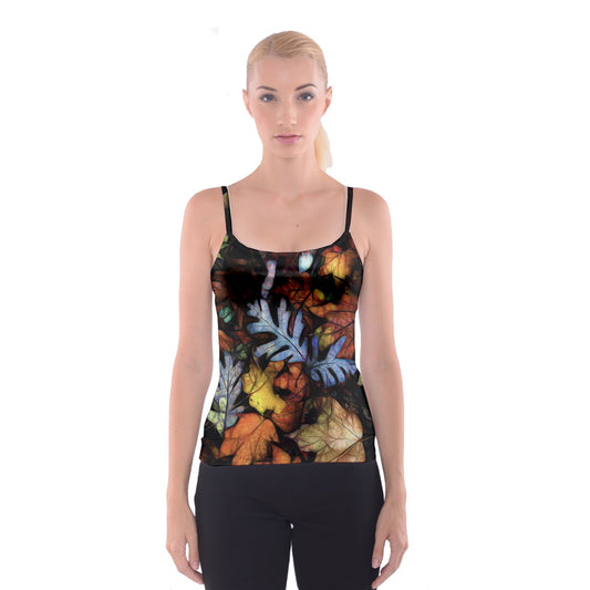 Mid October Leaves Spaghetti Strap Top