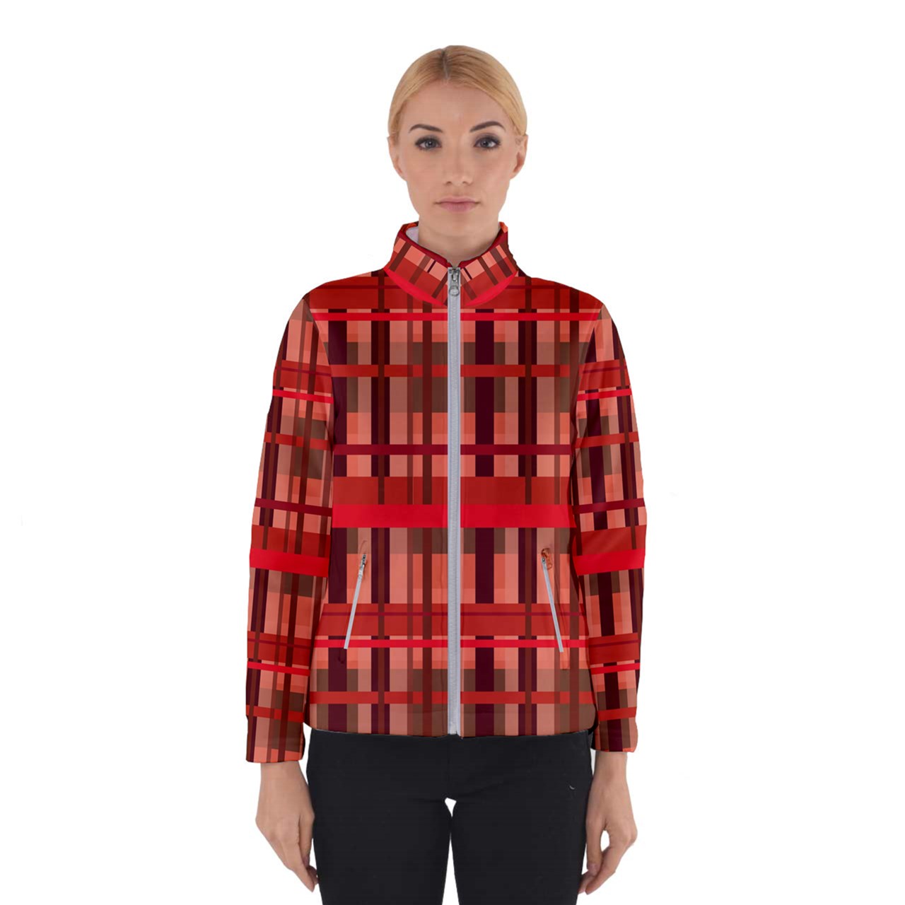 Fall Plaid Winter Jacket