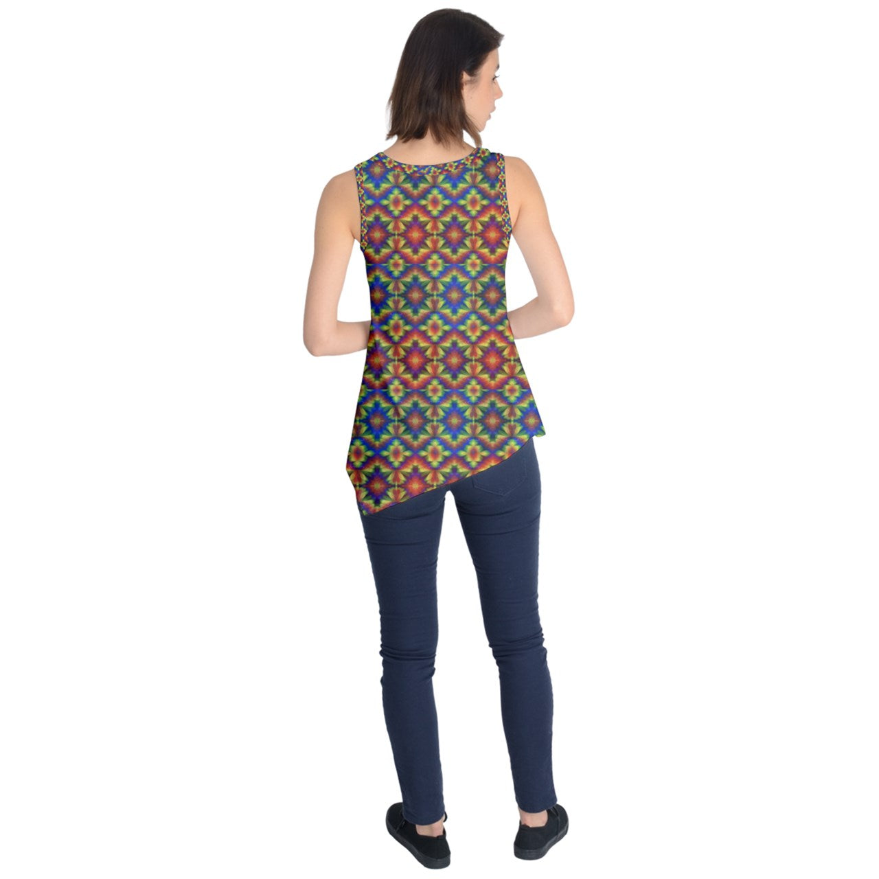 Carnival Kaleidoscope Sleeveless Tunic