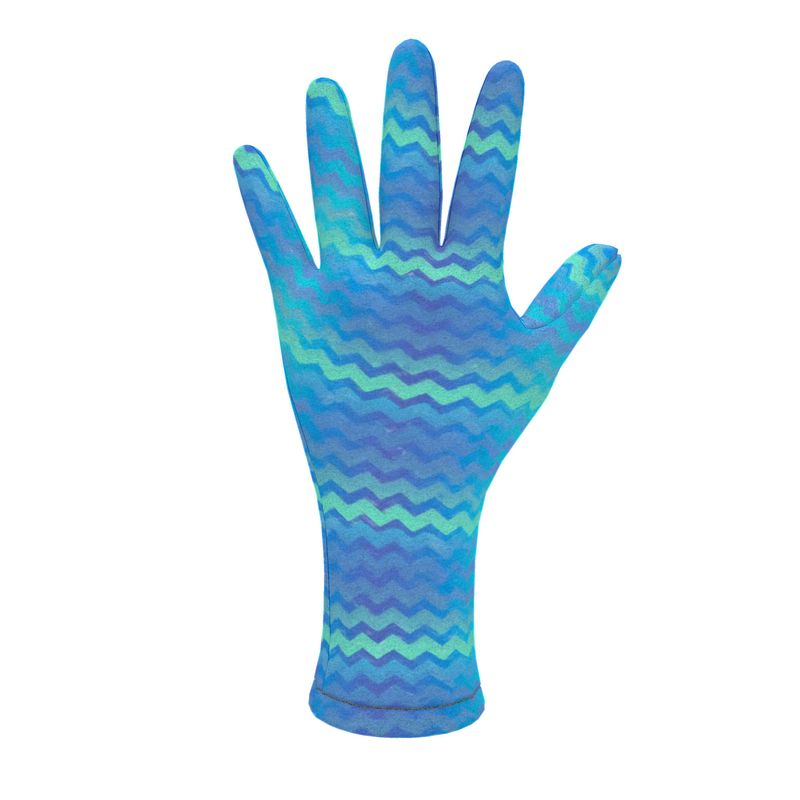 Mermaid Stripe Fleece Gloves