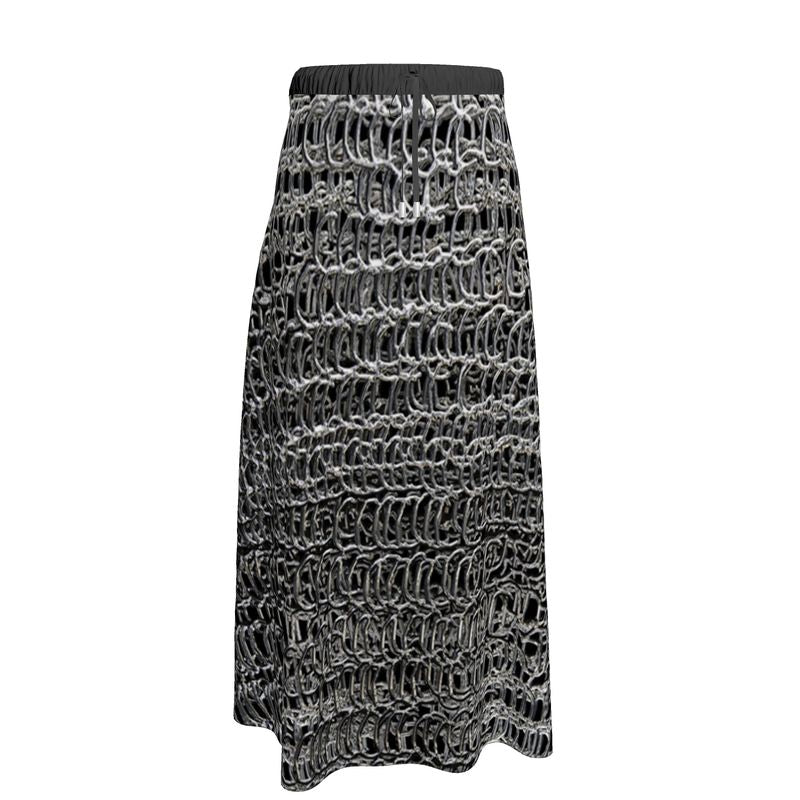 ChainMaille Print Skirt