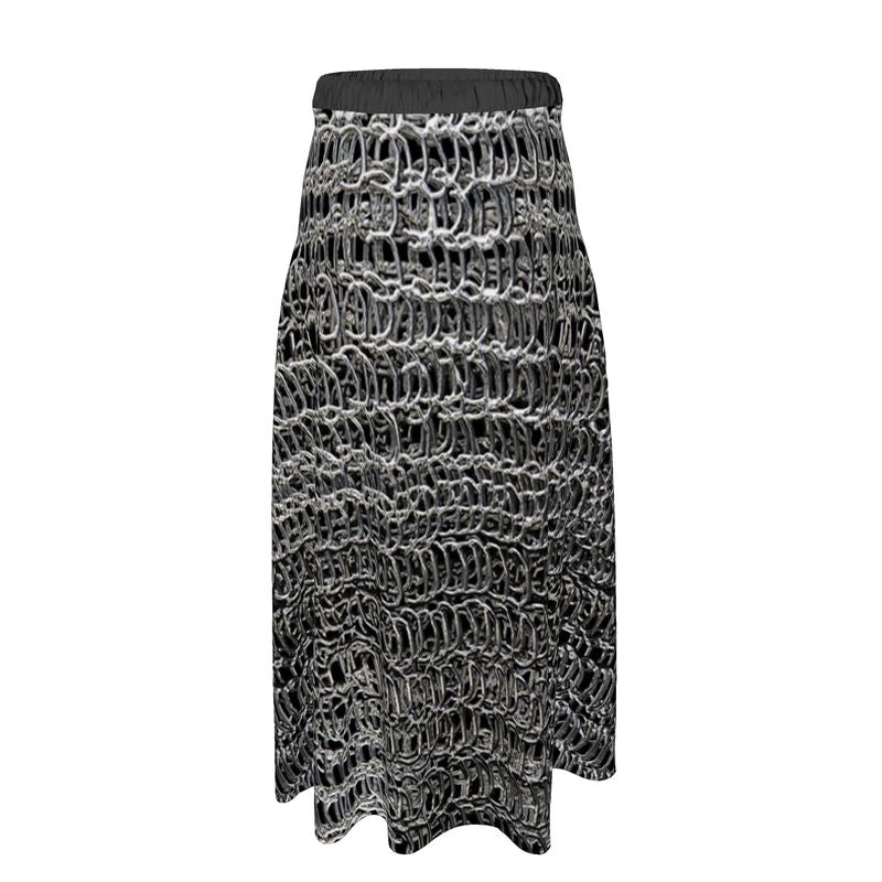 ChainMaille Print Skirt