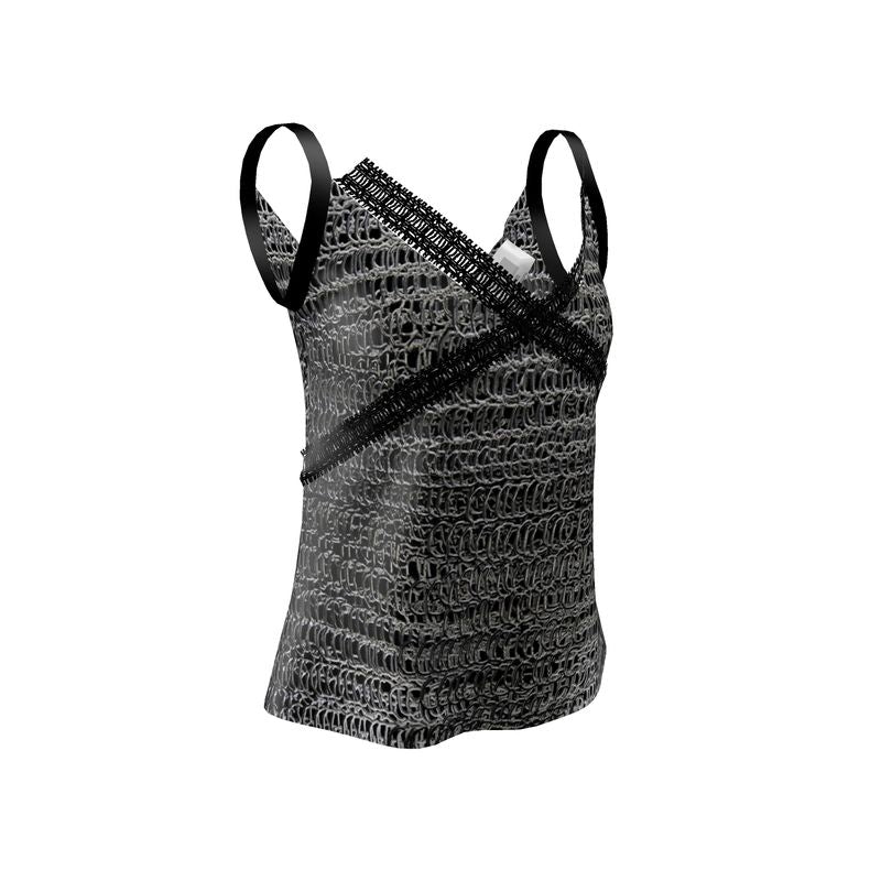 Silver Chainmaille Print Cami
