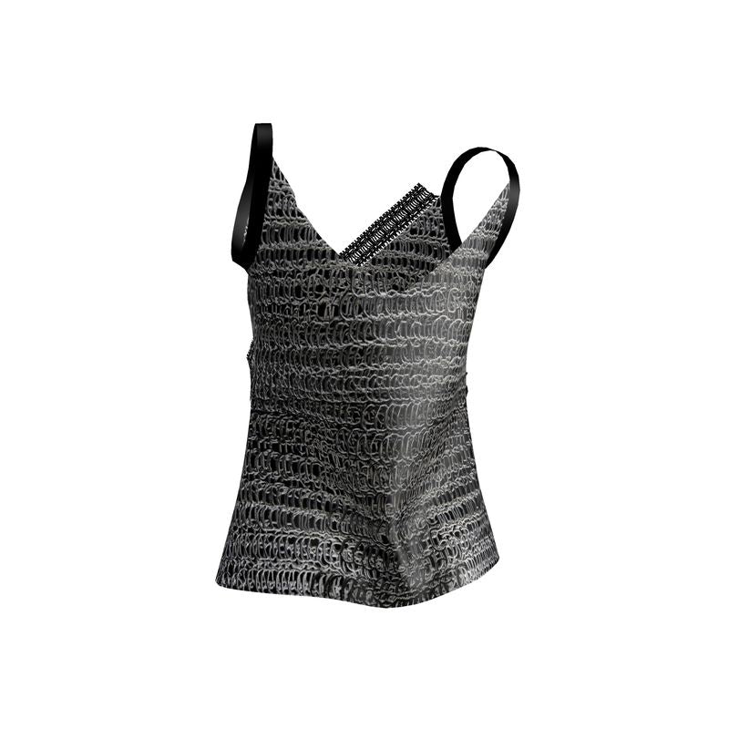 Silver Chainmaille Print Cami