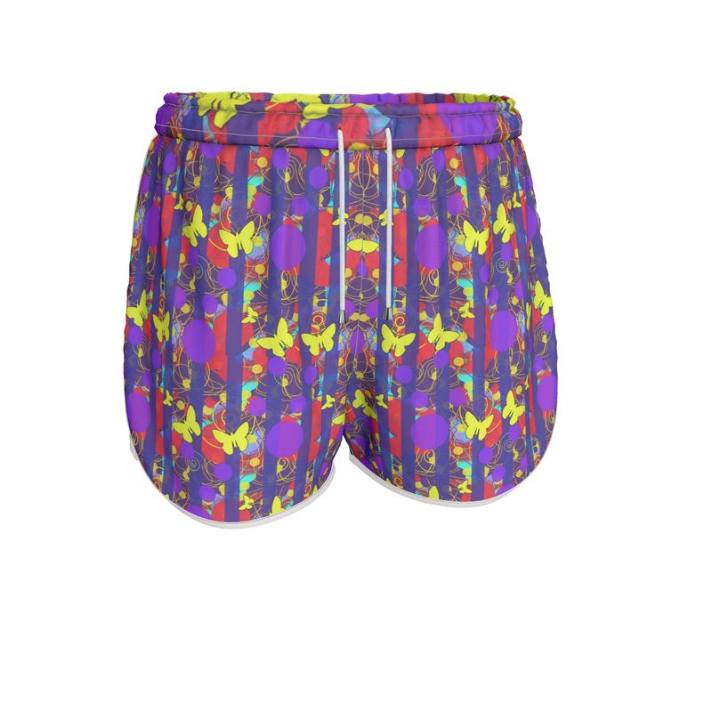 Happy Spring pattern Running Shorts