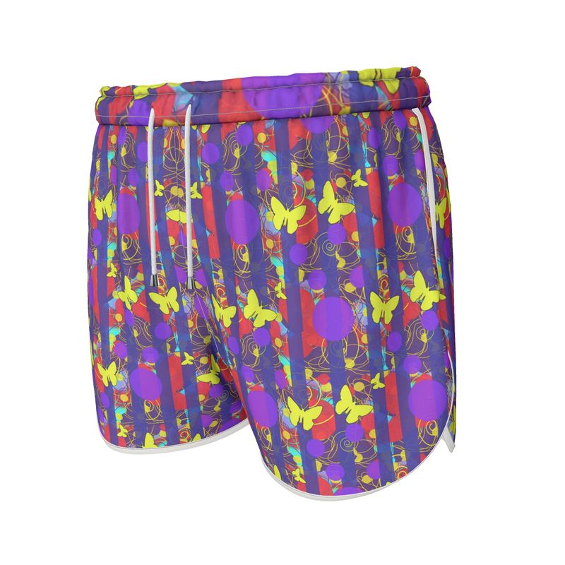 Happy Spring pattern Running Shorts