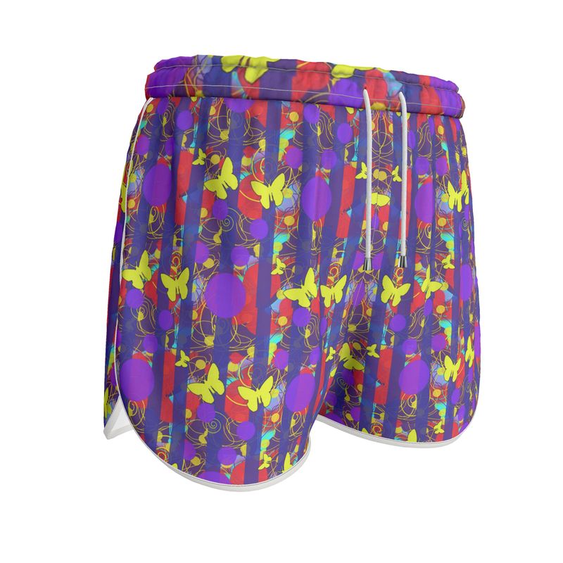 Happy Spring pattern Running Shorts