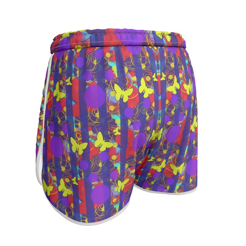 Happy Spring pattern Running Shorts