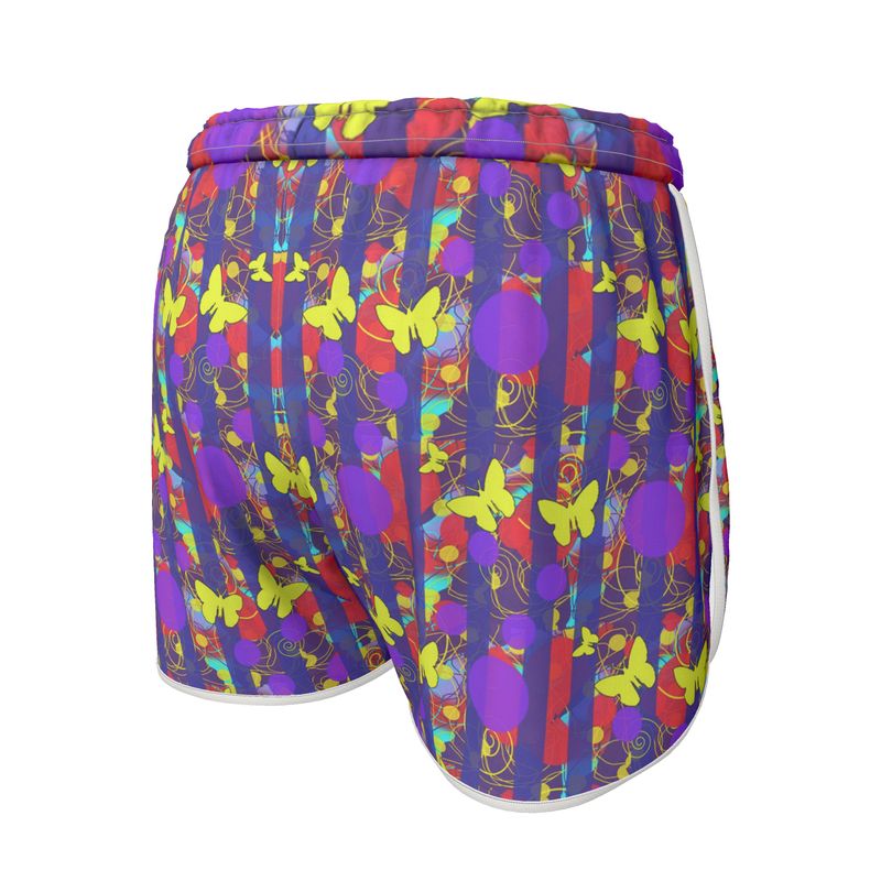 Happy Spring pattern Running Shorts