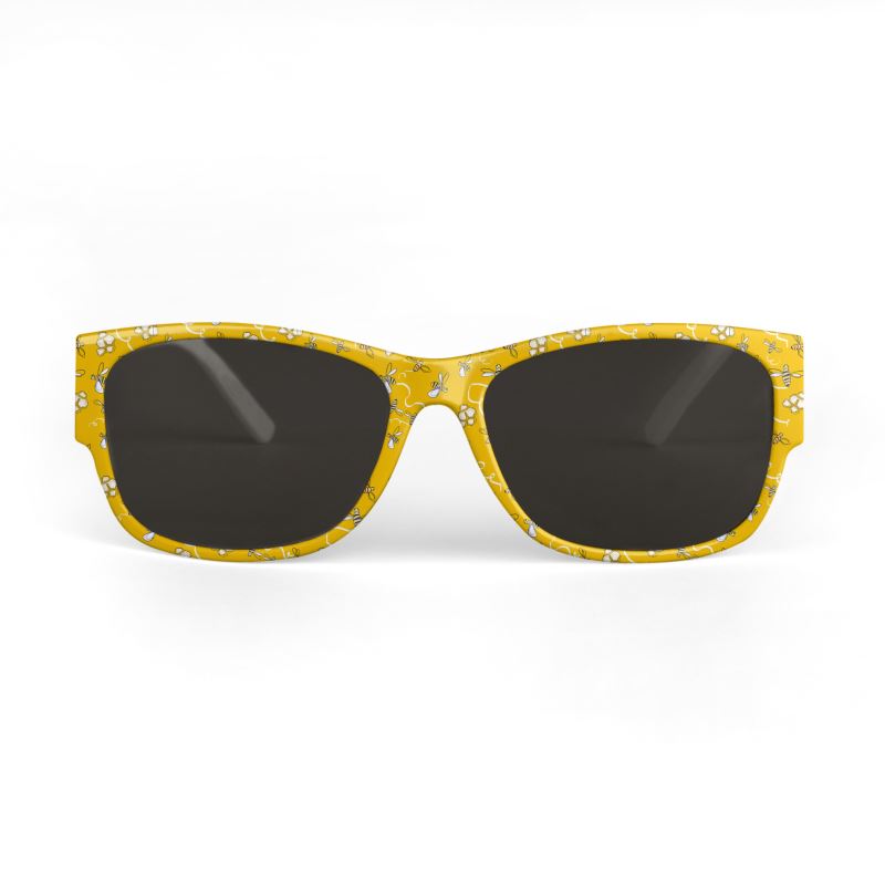 Honey Bees Pattern Sunglasses