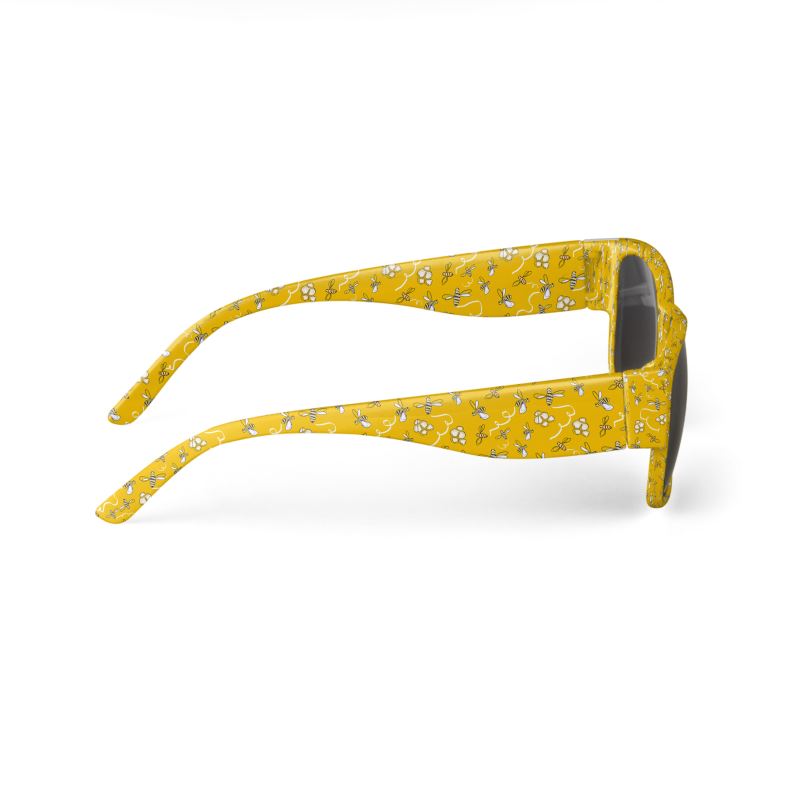 Honey Bees Pattern Sunglasses