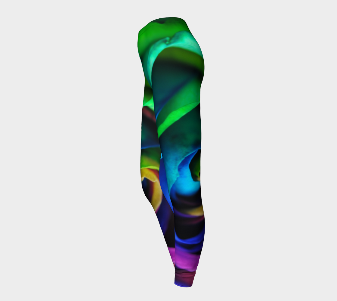 Rainbow Rose 17 Leggings