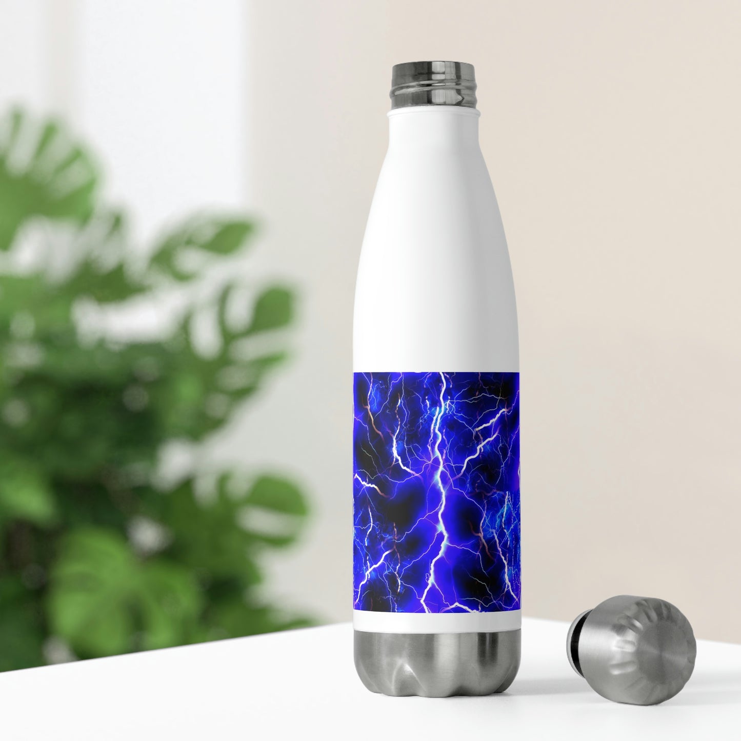 Blue Lightning Pattern 20oz Insulated Bottle