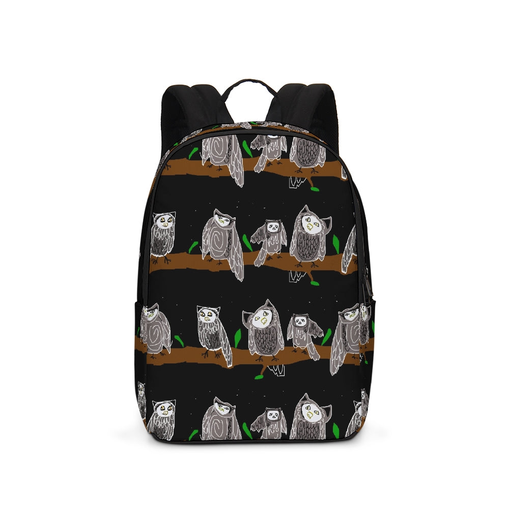 Owls Pattern Large Backpack