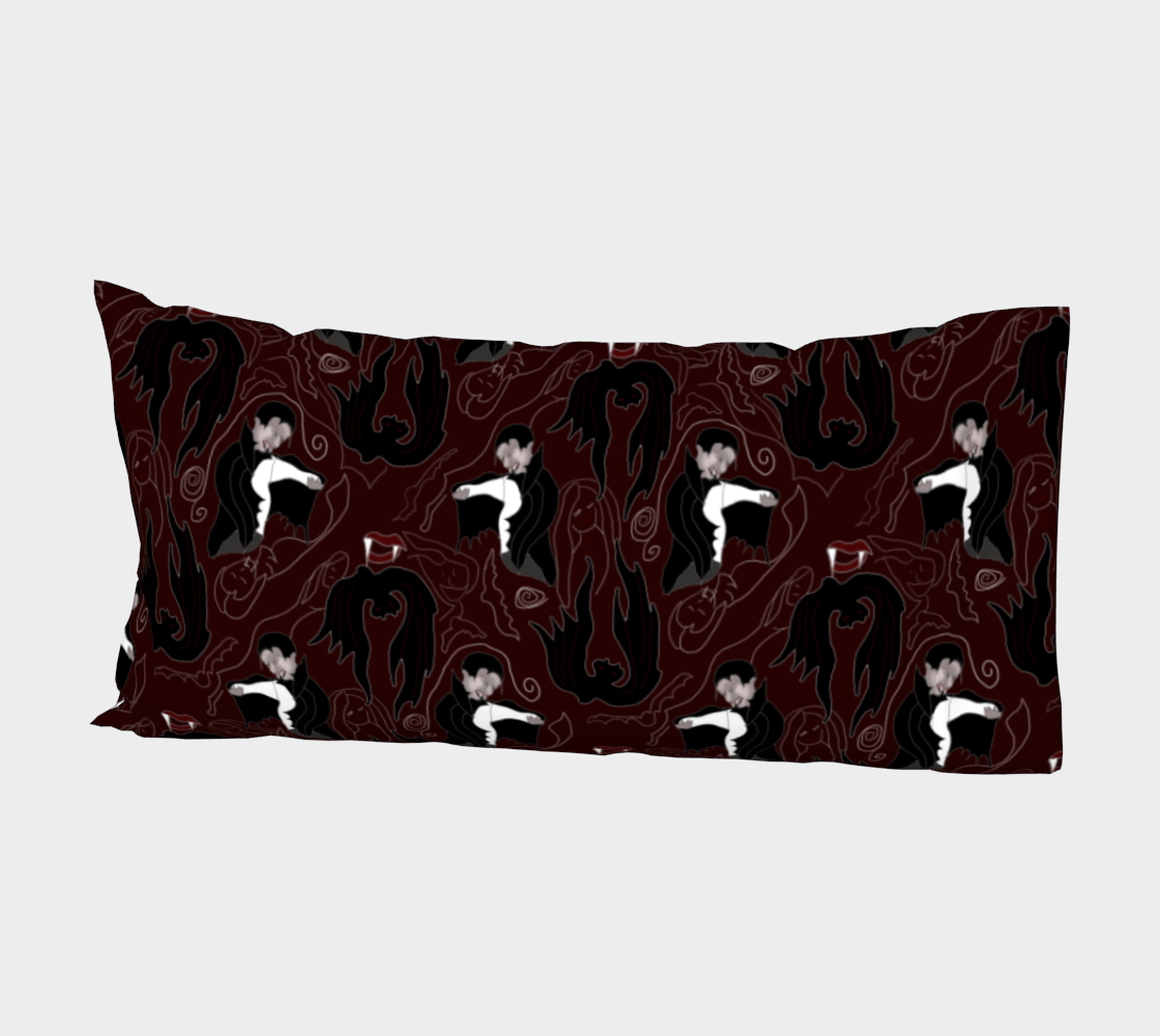 Vampire Pattern Bed Pillow Sleeve