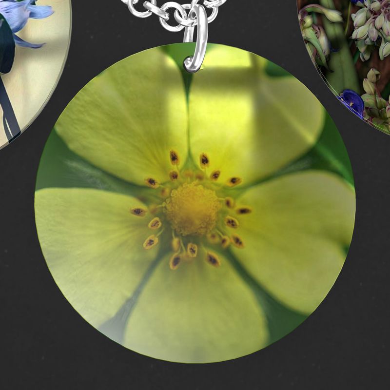 Wildflowers Triple Pendant Necklace