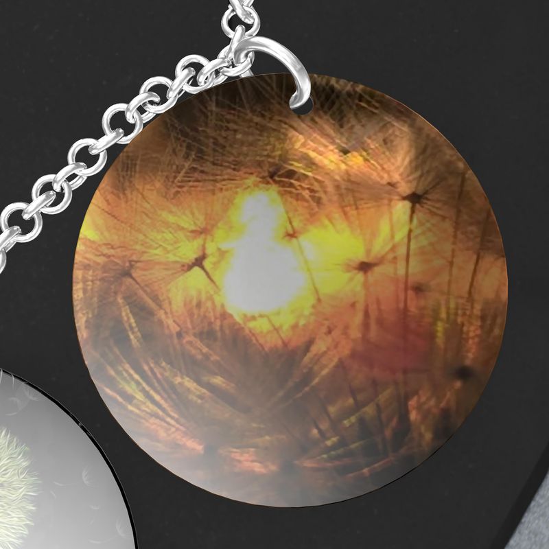 Dandelion Wishes Triple Pendant Necklace