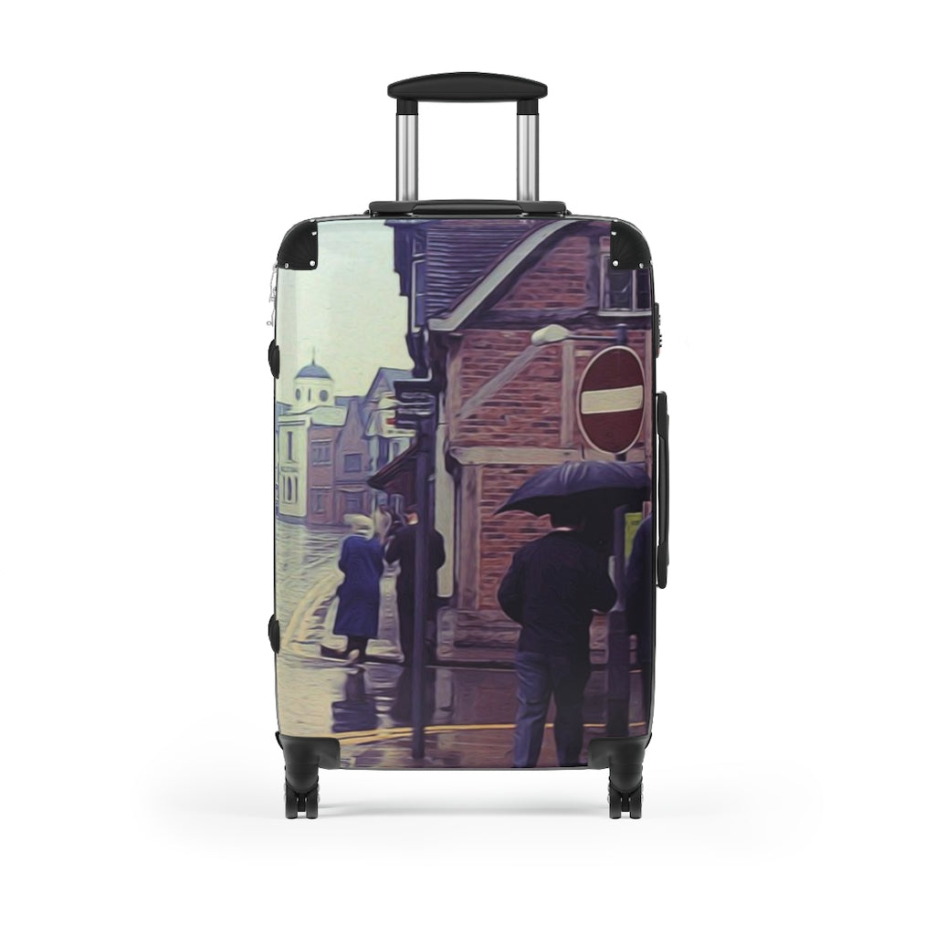 Rainy Day In England Suitcases