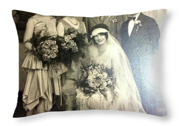 1920s Wedding - Throw Pillow