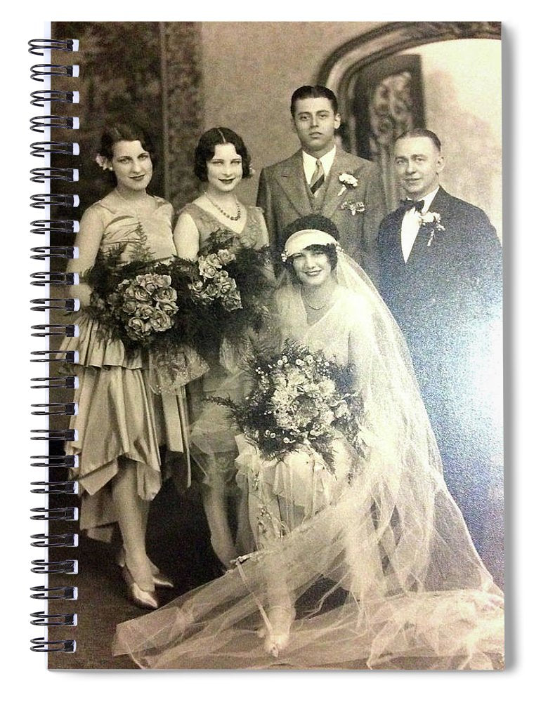 1920s Wedding - Spiral Notebook