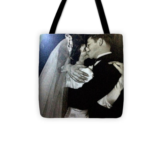 1940s Wedding Kiss - Tote Bag