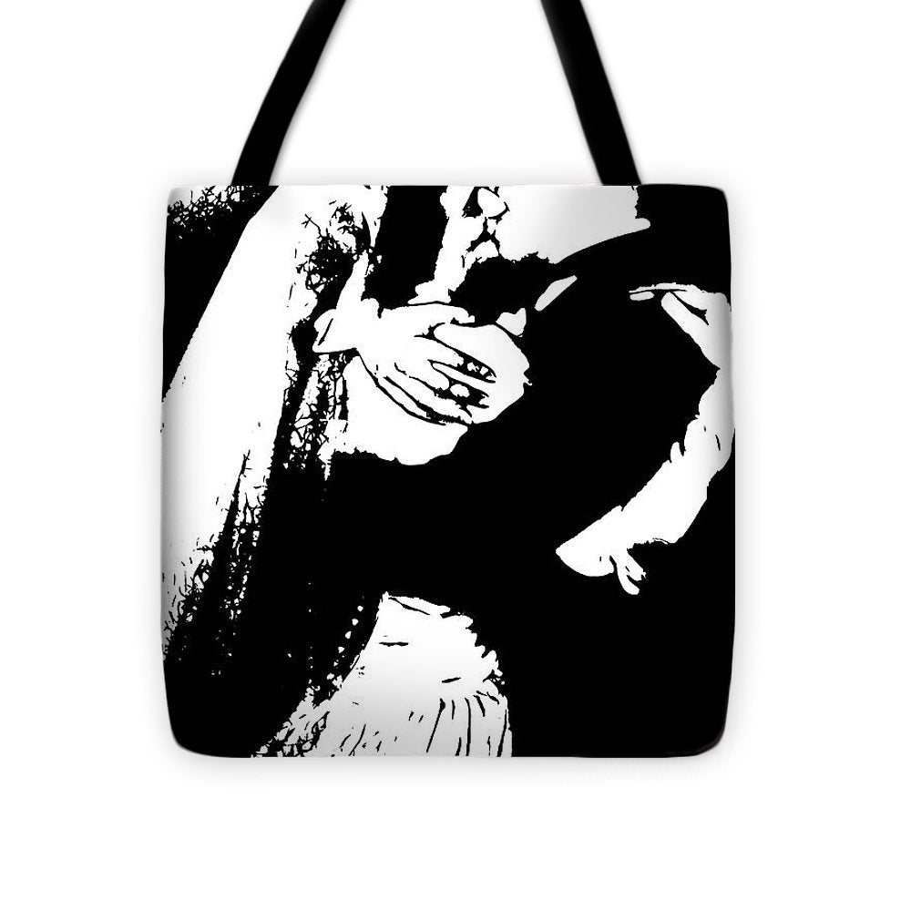 1940s Wedding Kiss Two Tone - Tote Bag