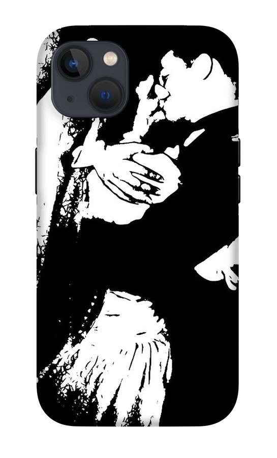 1940s Wedding Kiss Two Tone - Phone Case