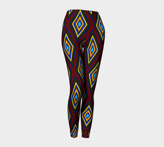 Colorful Diamonds Variation 1 Leggings