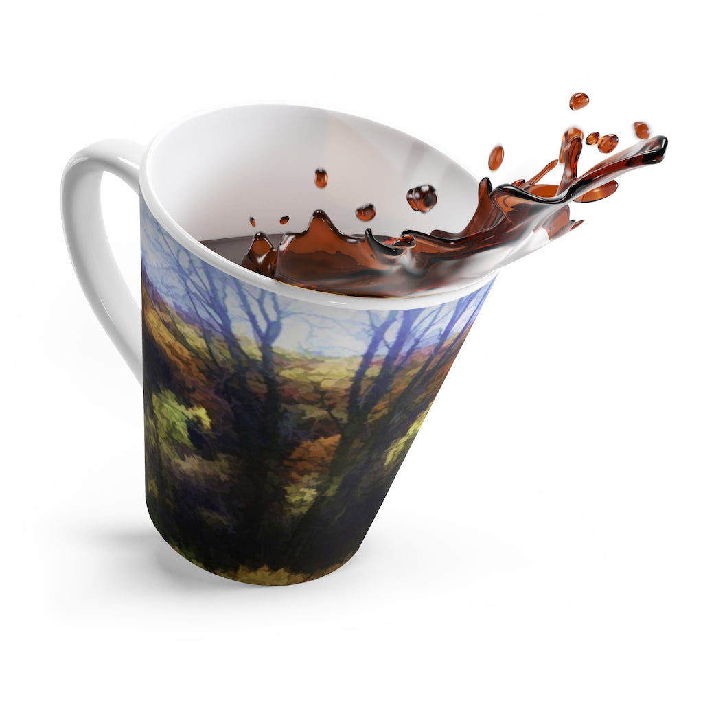 Fall Landscape Latte mug