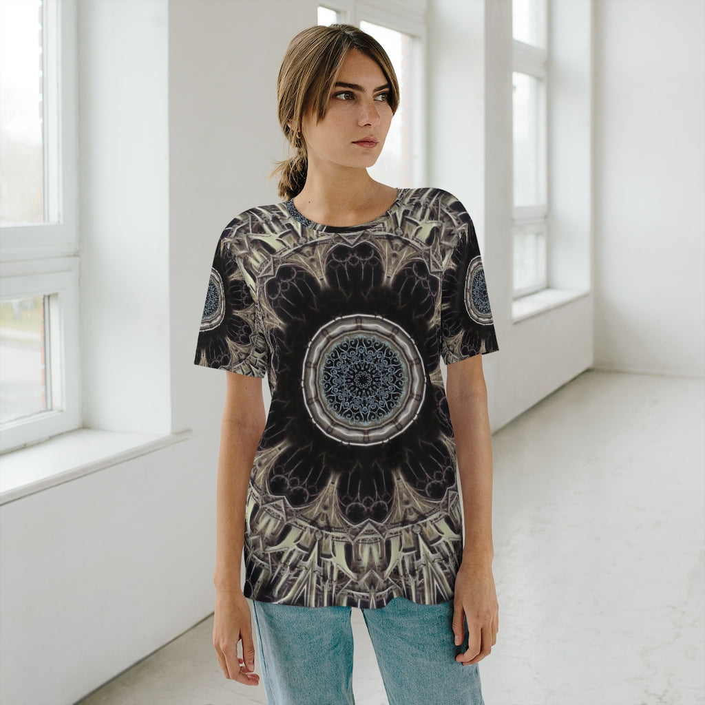 Cathedral Kaleidoscope Unisex AOP Cut & Sew T-Shirt