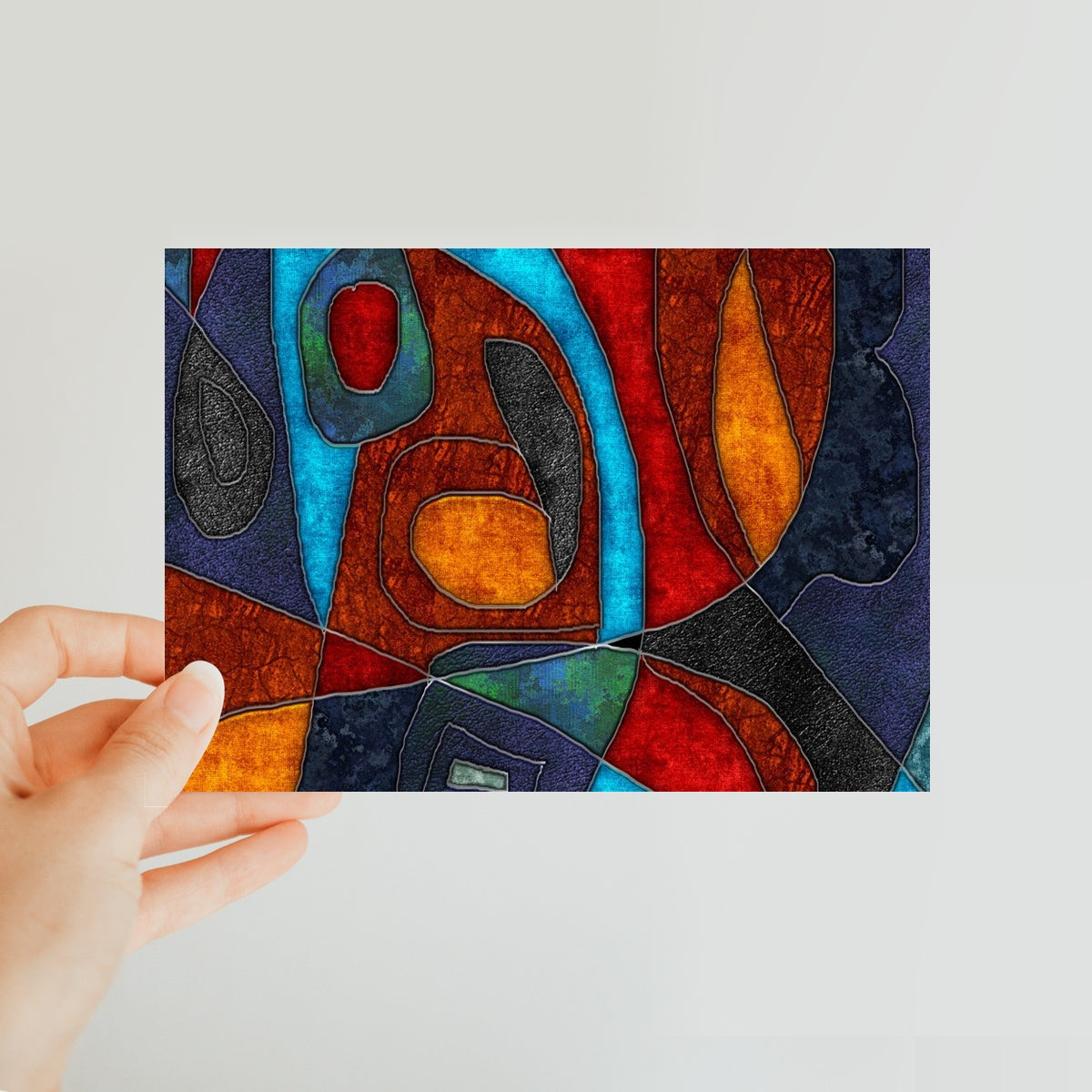 Abstract With Heart Classic Postcard