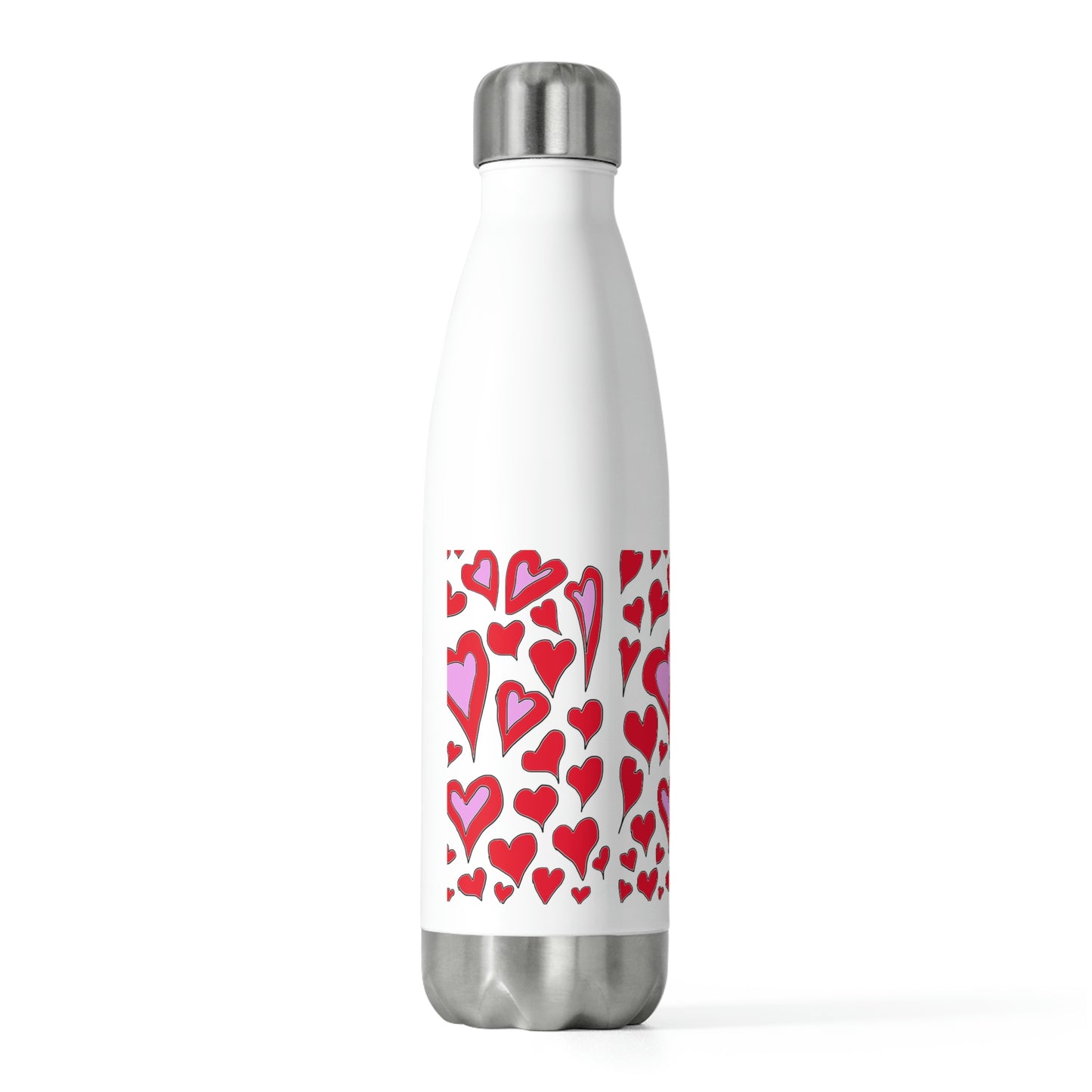 Hearts Drawing 20oz Insulated Bottle