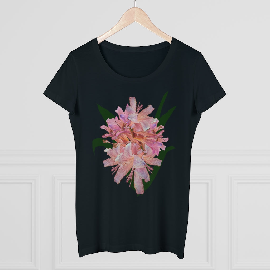 Pink Amaryllis Organic Women's Lover T-shirt