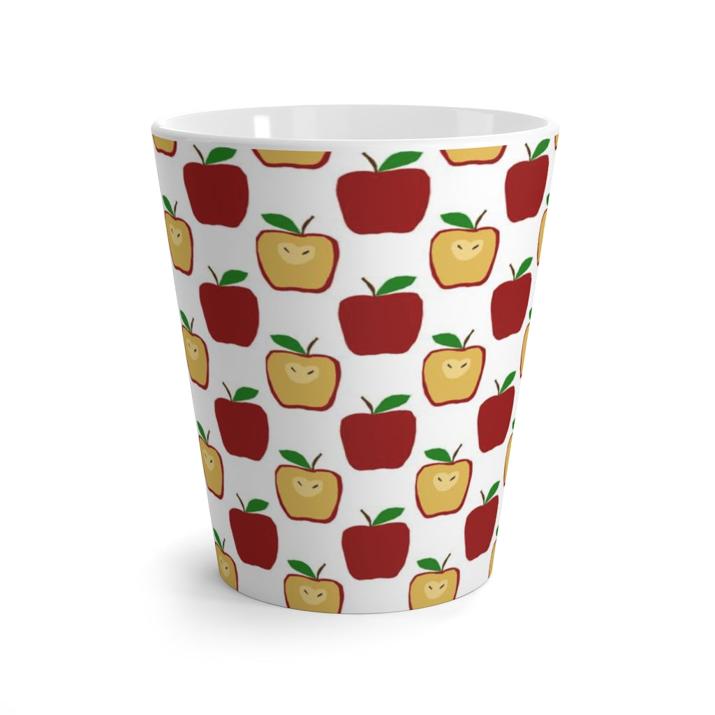 Apple Polkadots Latte mug