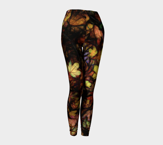 Late October Leaves Leggings