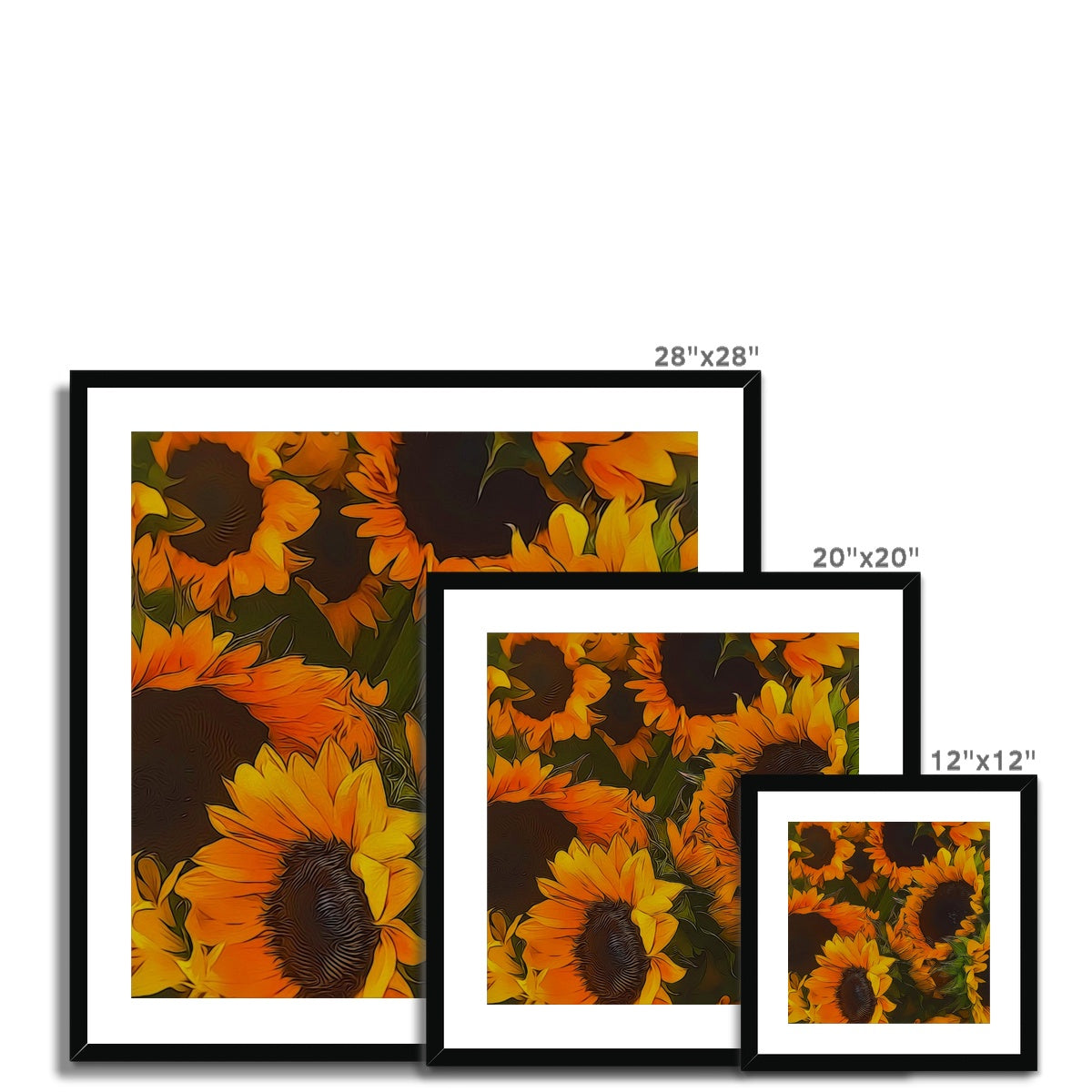 Sunflowers Framed & Mounted Print