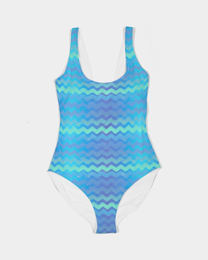 Mermaid Stripes Women's One-Piece Swimsuit