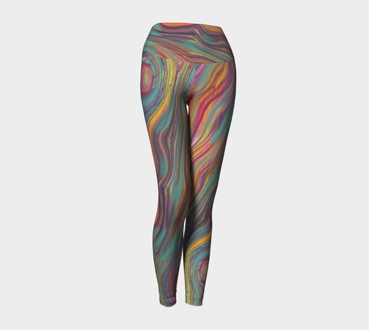 Colorful Sketch Yoga Leggings