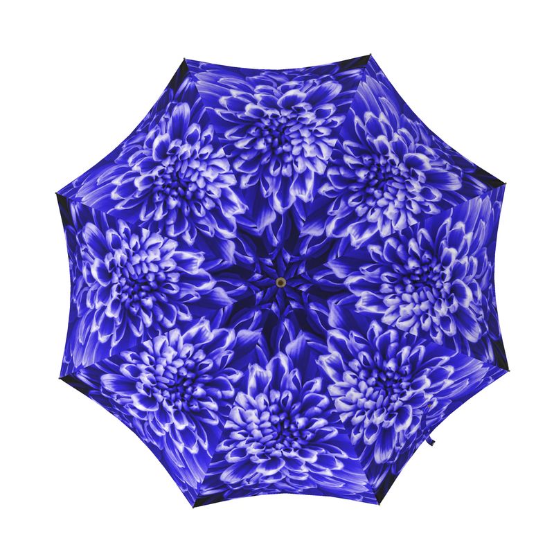 Blue Chrysanthemum Umbrella