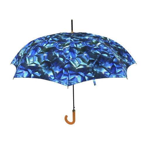 Blue Crystal Pattern Umbrella