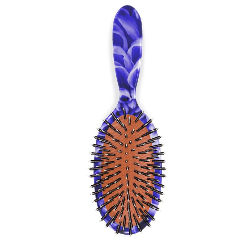 Blue Chrysanthemum Hair Brush