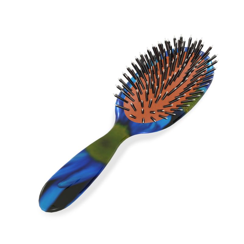 Blue Daisy Hair Brush