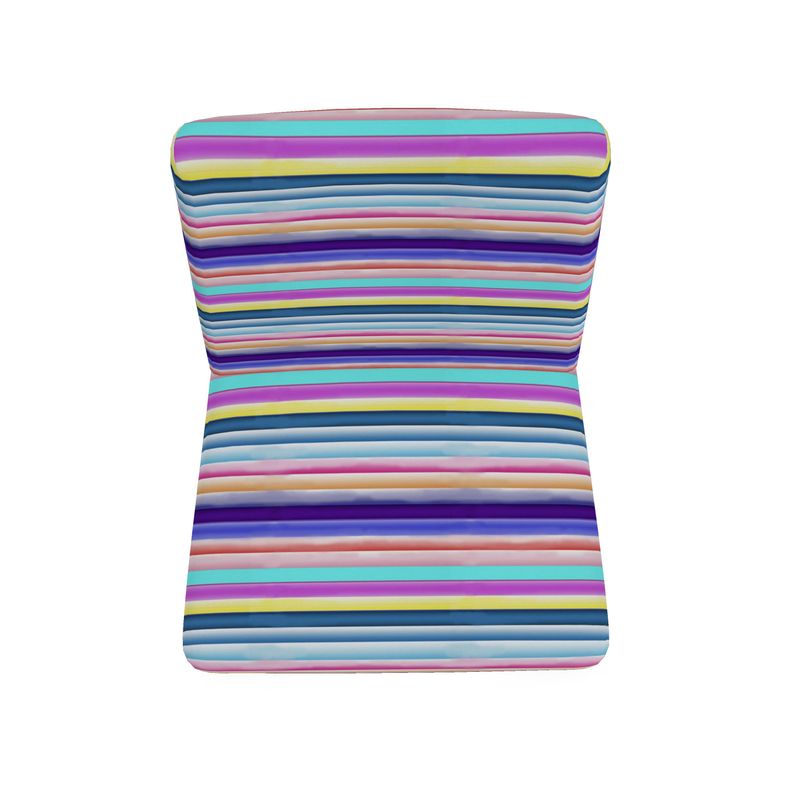 Cotton Candy Stripes Occasional Chair